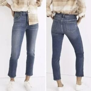NEW Madewell Stovepipe Jeans in Dearham Wash,‎ 23, NC348